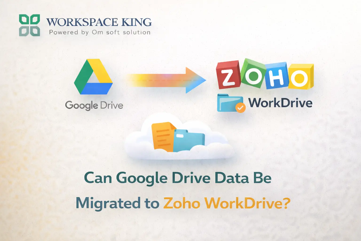Can Google Drive Data Be Migrated to Zoho WorkDrive