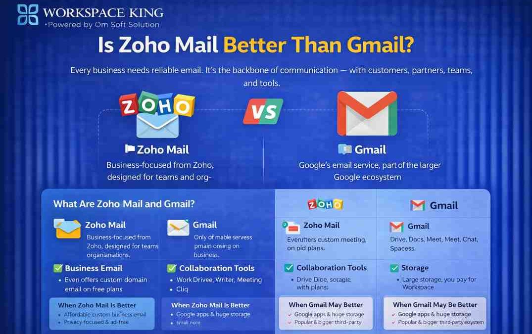 Is Zoho Mail Better Than Gmail?