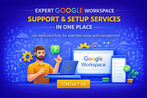 Expert Google Workspace support and setup services with transparent Google Workspace pricing in Delhi